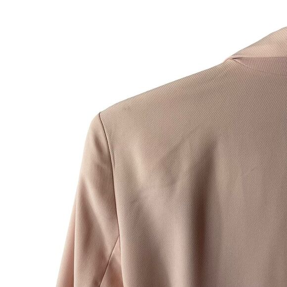Banana Republic Factory Pink Blush Tie Waist Blazer Size 10 NWT - Picture 7 of 11